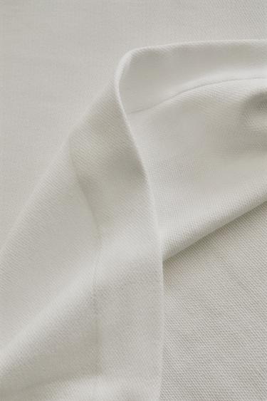 COUVERTURE DE LIT EN PERCALE DE COTON - Blanc de Zara - Image 4