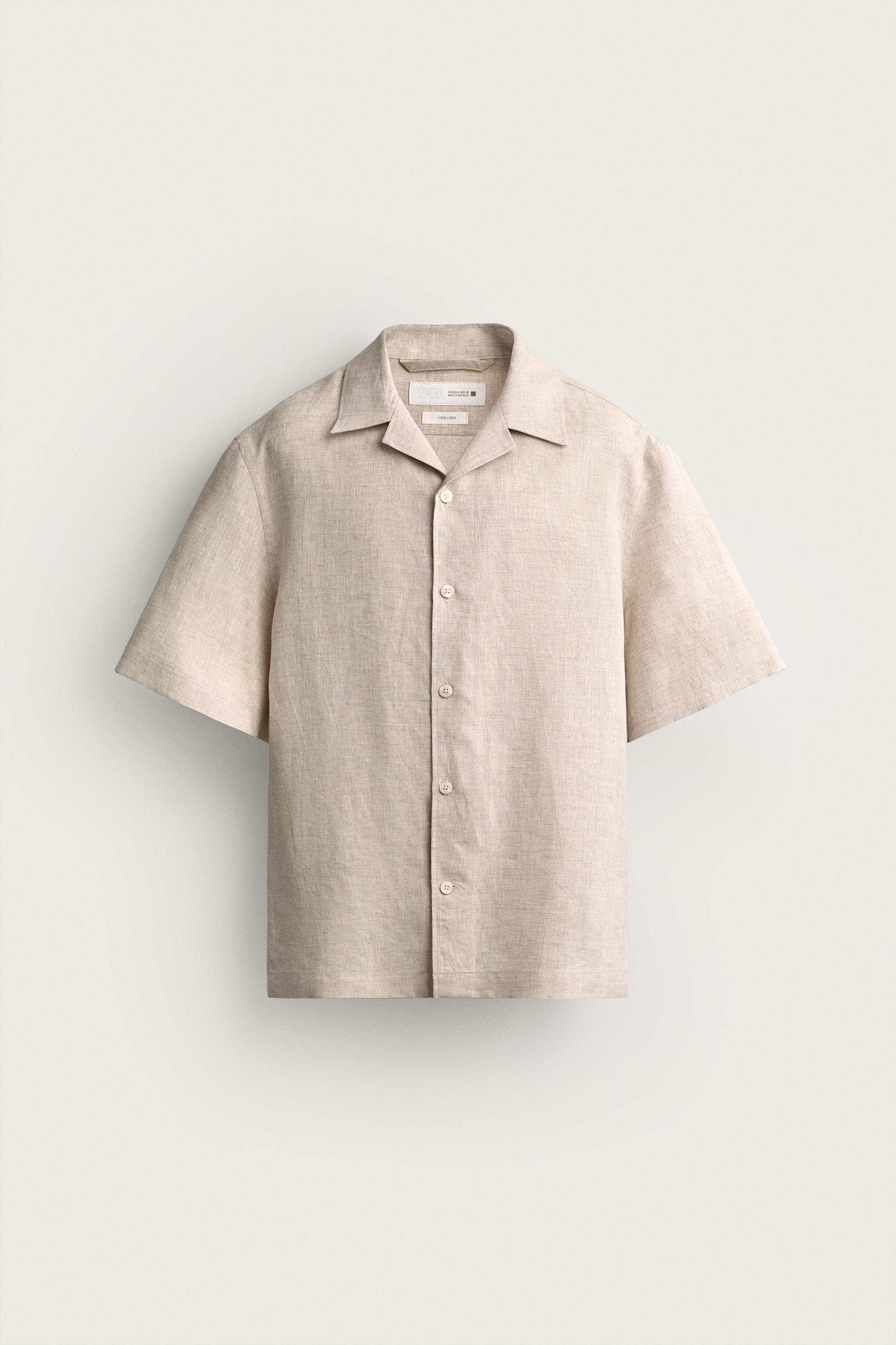 100% LINEN RELAXED FIT SHIRT