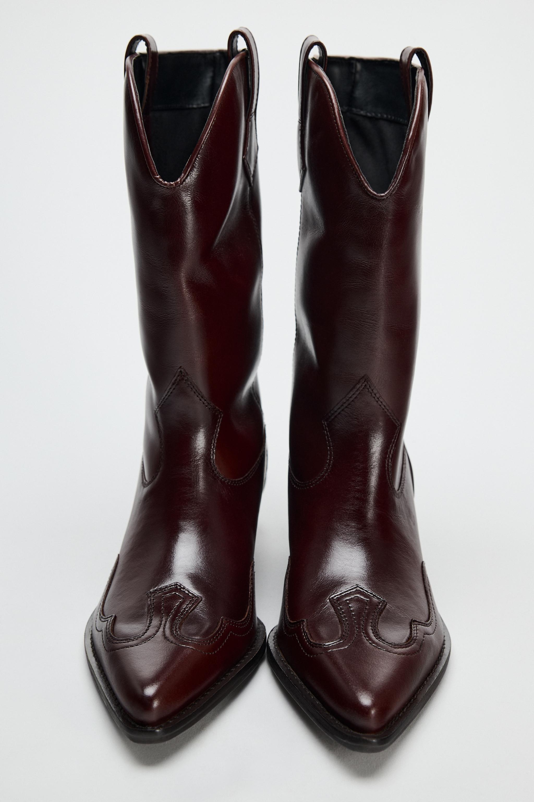 Cowboy Boots Botas NiÃ±o Zara Botas Cowboy Botas Marrones NiÃ±a