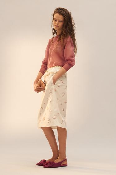 SAIA MIDI ESTAMPADA LIMITED EDITION - Estampado de Zara