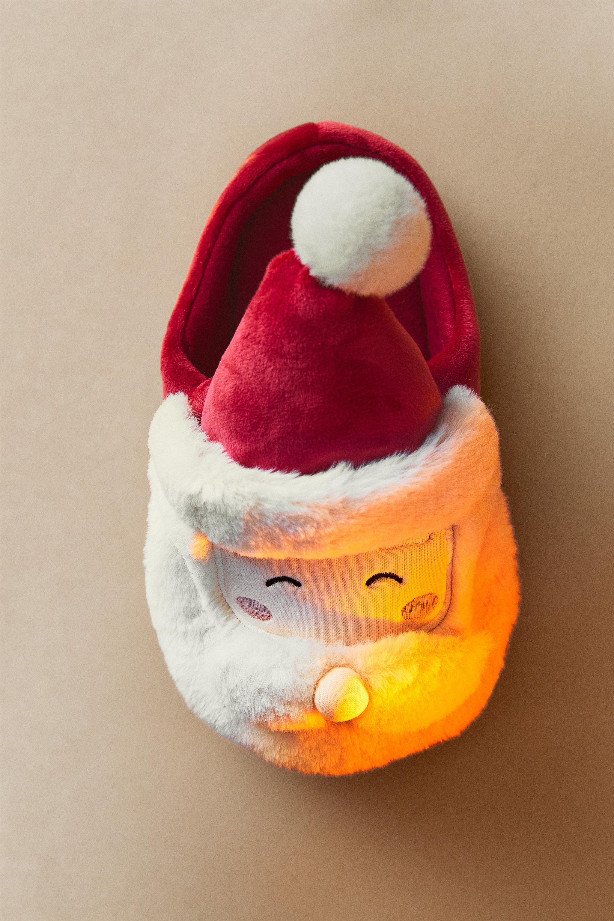 KIDS SANTA CLAUS MULE SLIPPERS