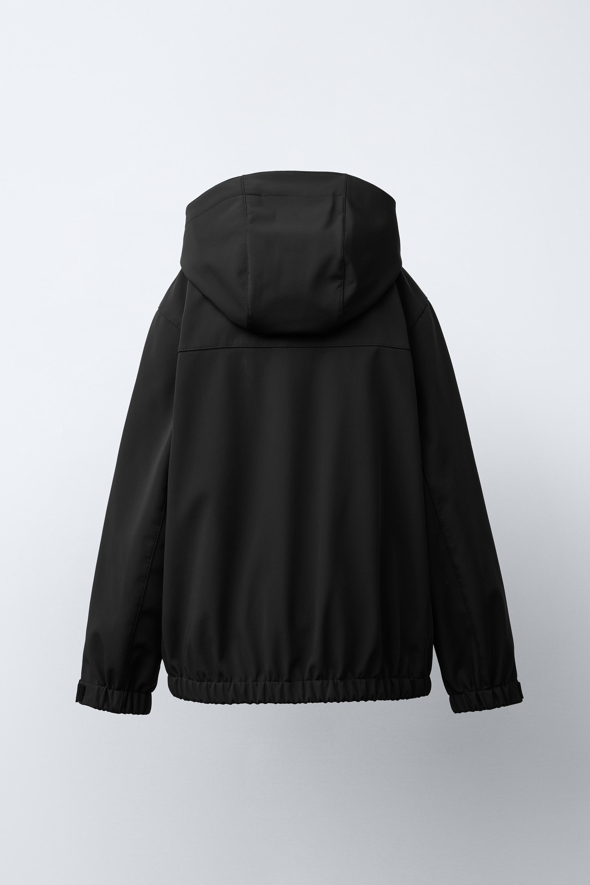 VESTE TECHNIQUE DOUBLÉE CAPUCHE DÉPERLANTE