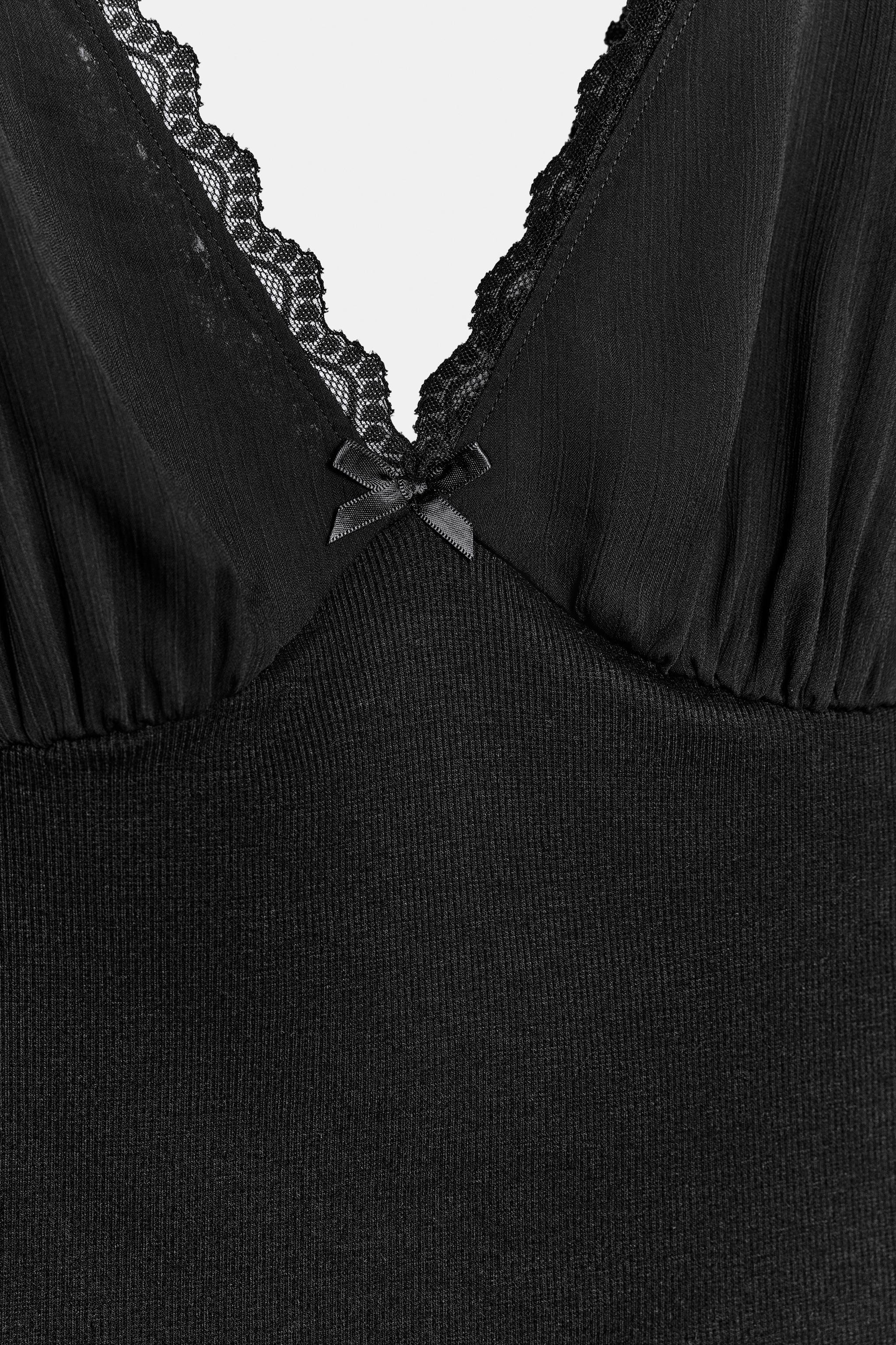 LACE DETAIL TOP
