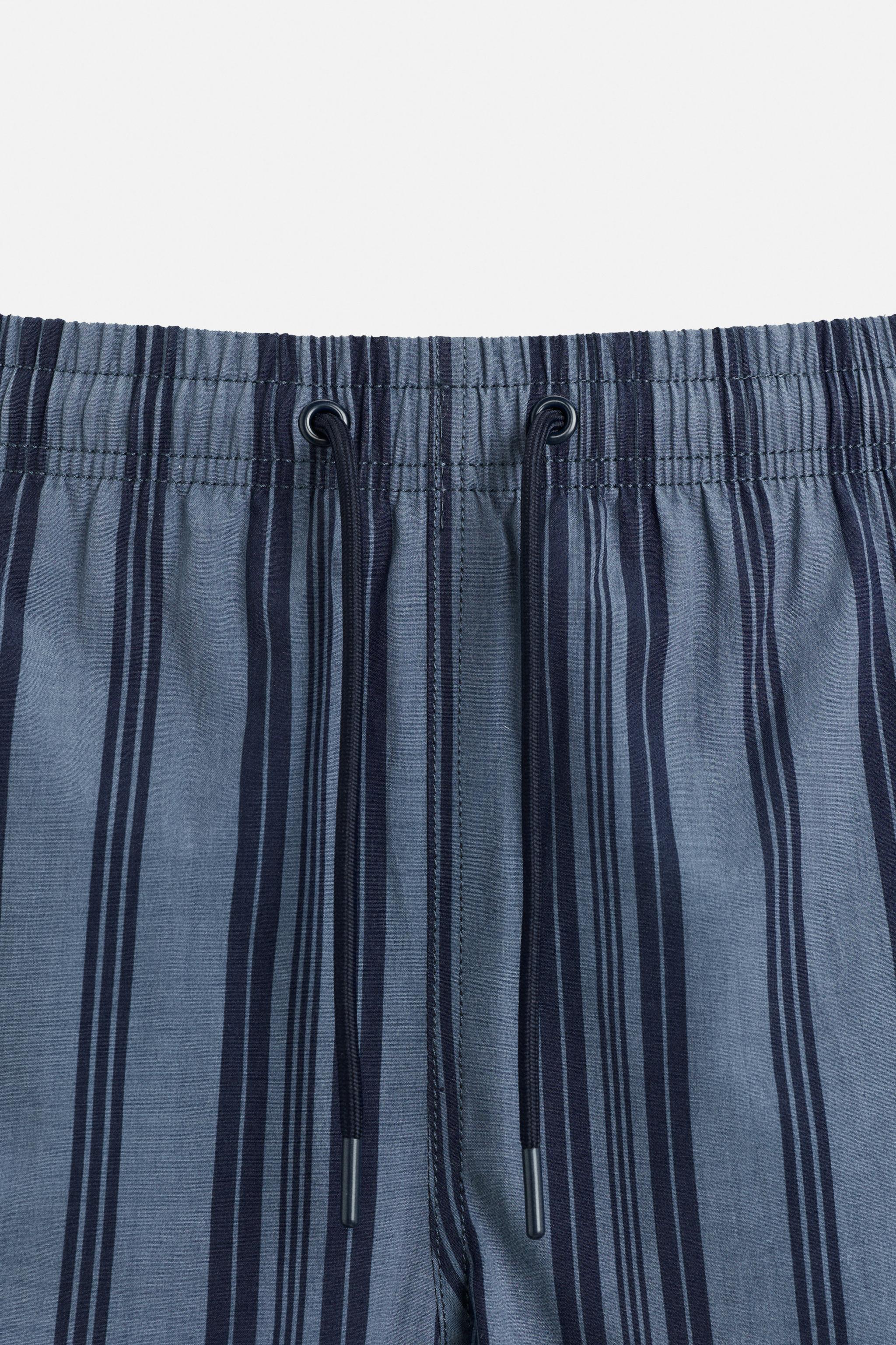 MAILLOT DE BAIN MI-LONG RAYURES