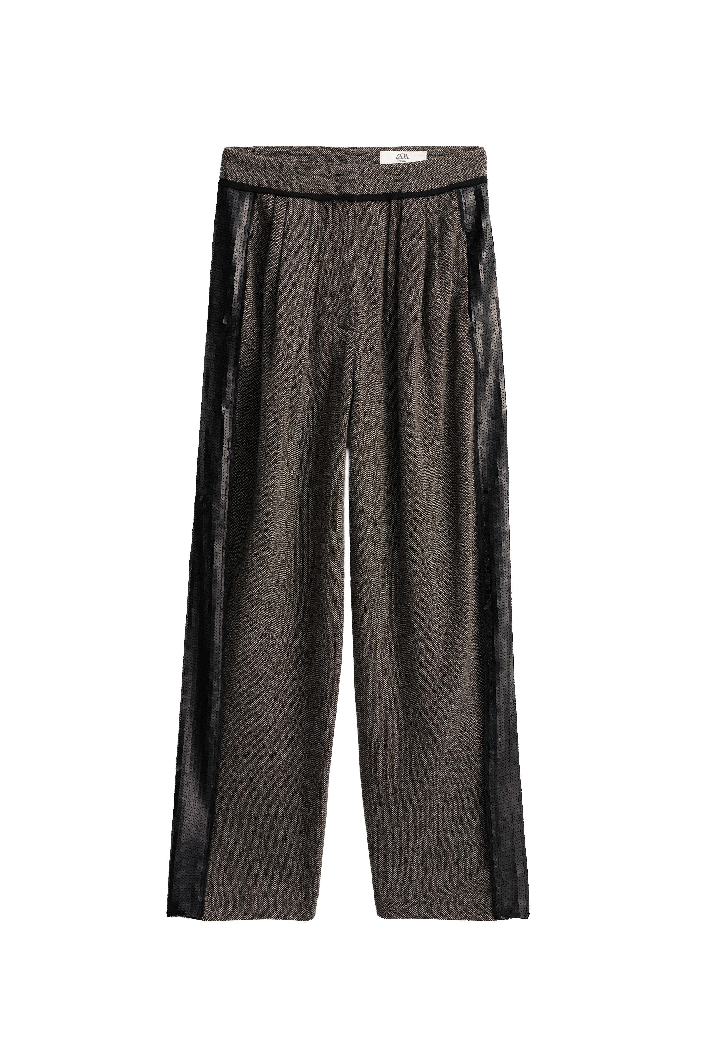 PANTALON PLIS PAILLETTES ÉDITION LIMITÉE