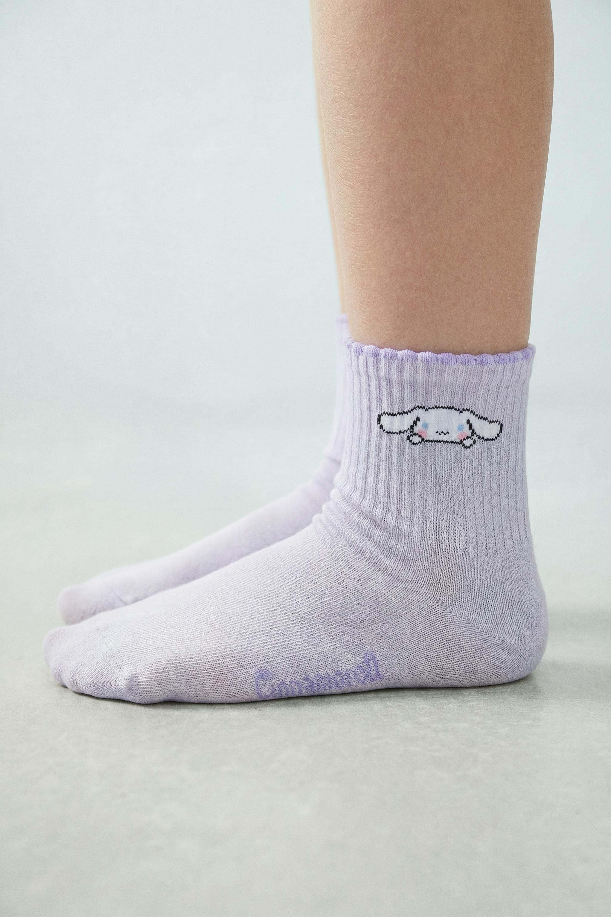 THREE-PACK OF HELLO KITTY AND FRIENDS © SANRIO MID-CALF SOCKS