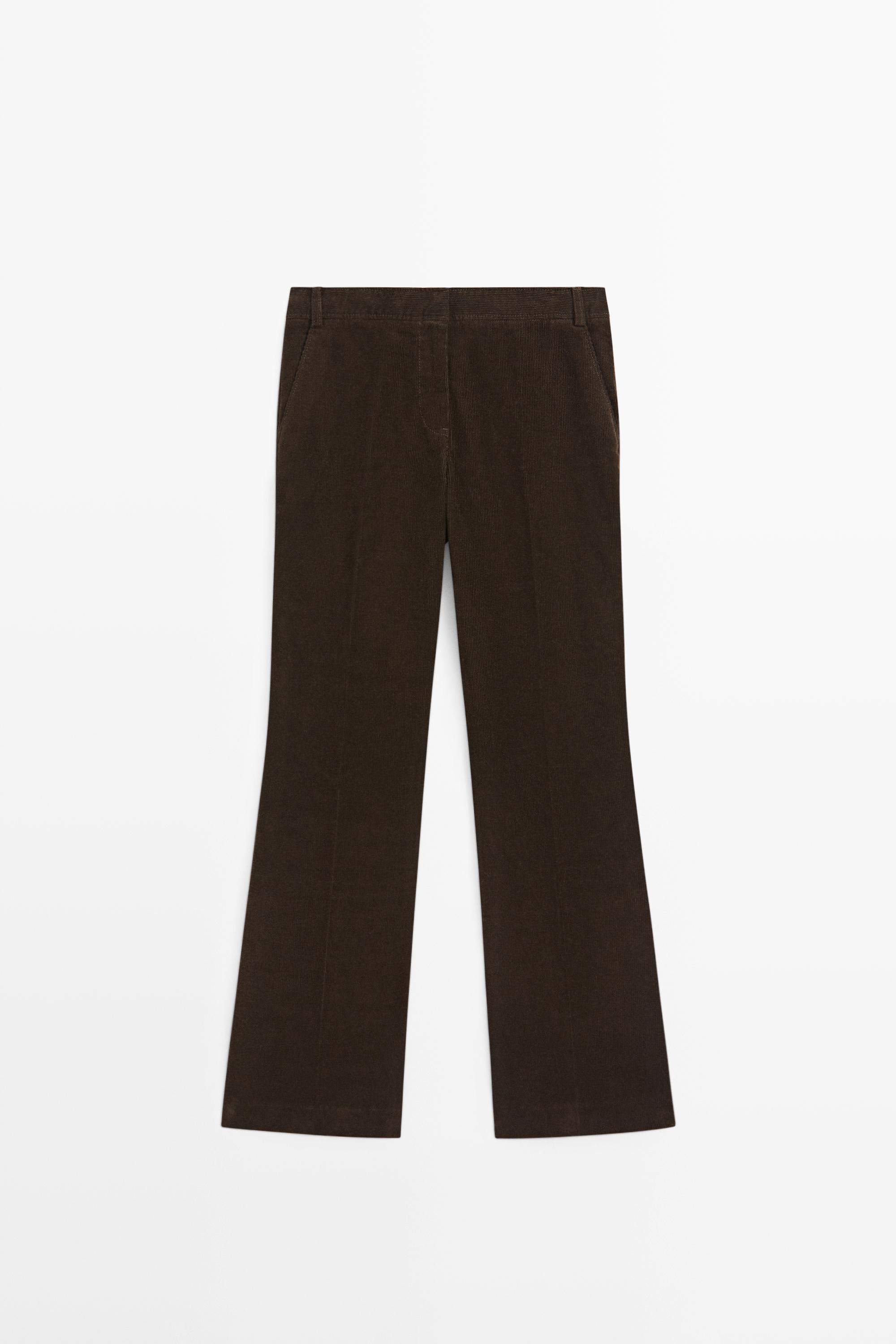 Corduroy flared pants