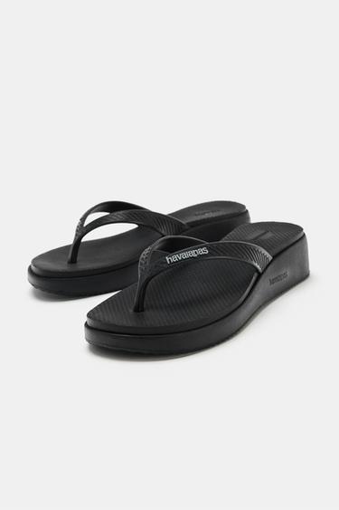 SANDALES COMPENSÉES HAVAIANAS ® x ZARA - Noir de Zara - Image 2