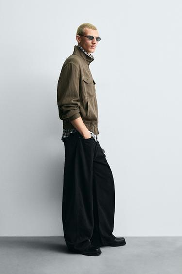 VESTE FLUIDE COUPE DÉCONTRACTÉE - Verdâtre de Zara - Image 3
