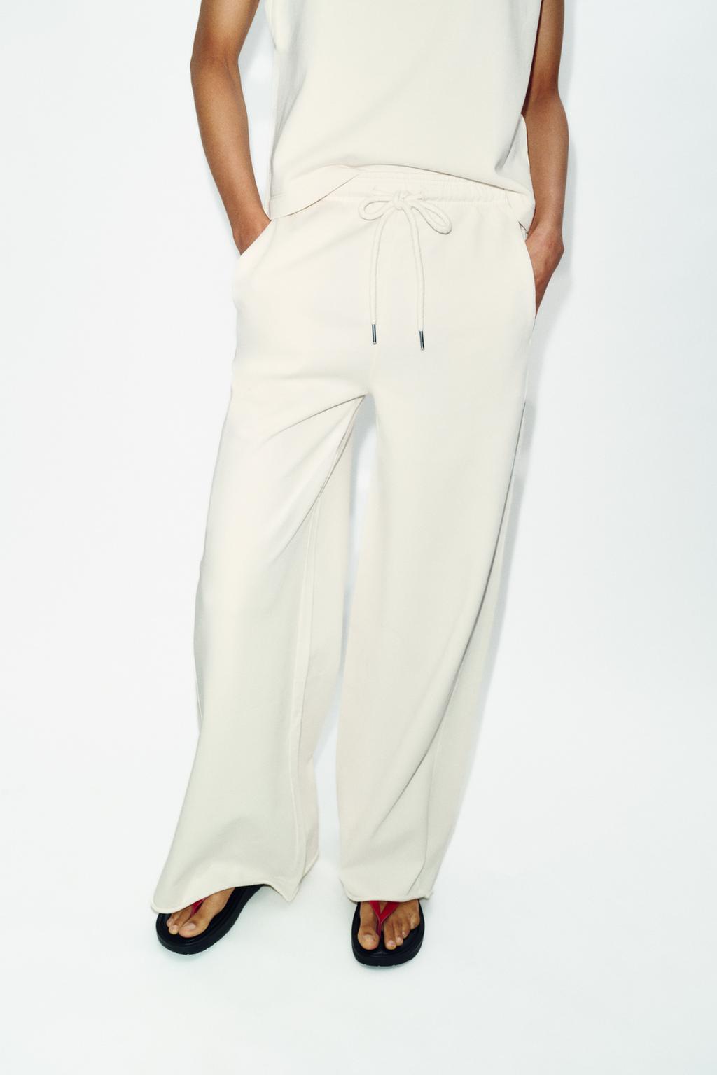 WIDE LEG PLUSH PANTS - image 2