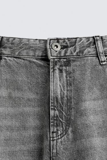 LOW-RISE FLARE FIT JEANS - Grey by Zara - Image 8