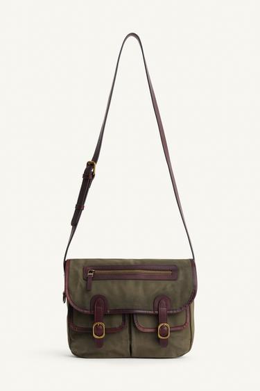 CROSSBODY BAG WITH BUCKLES - LIMITED EDITION - Green by Zara - Image 0