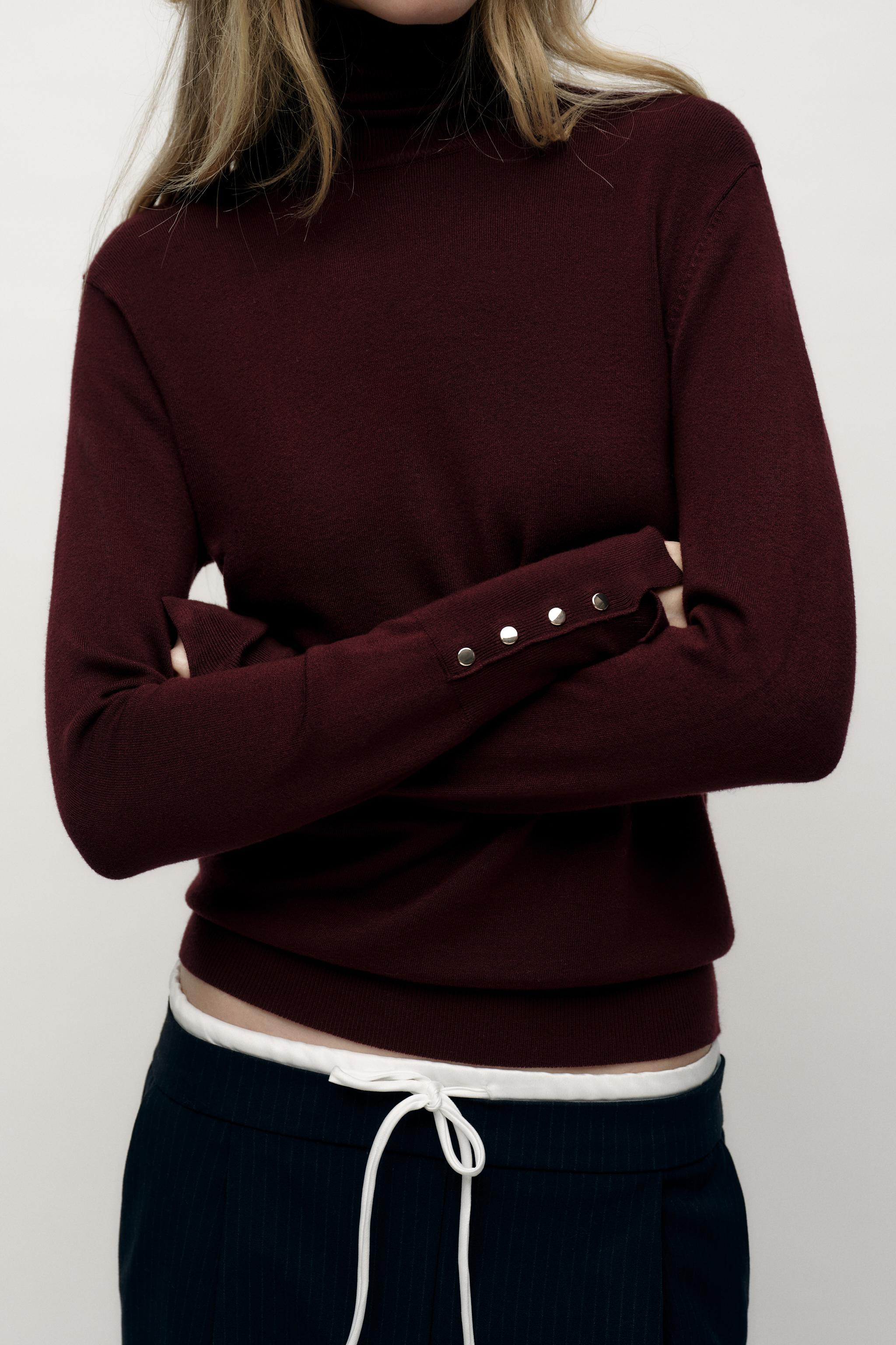 Women s Turtleneck Jumpers ZARA United Kingdom