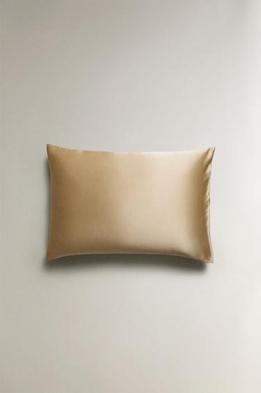 100% MULBERRY SILK PILLOWCASE - Gold by Zara