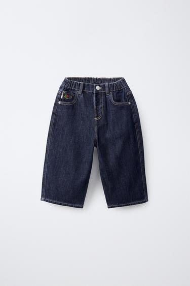 FRUIT OF THE LOOM™ BAGGY JEANS — Mid-blue 1