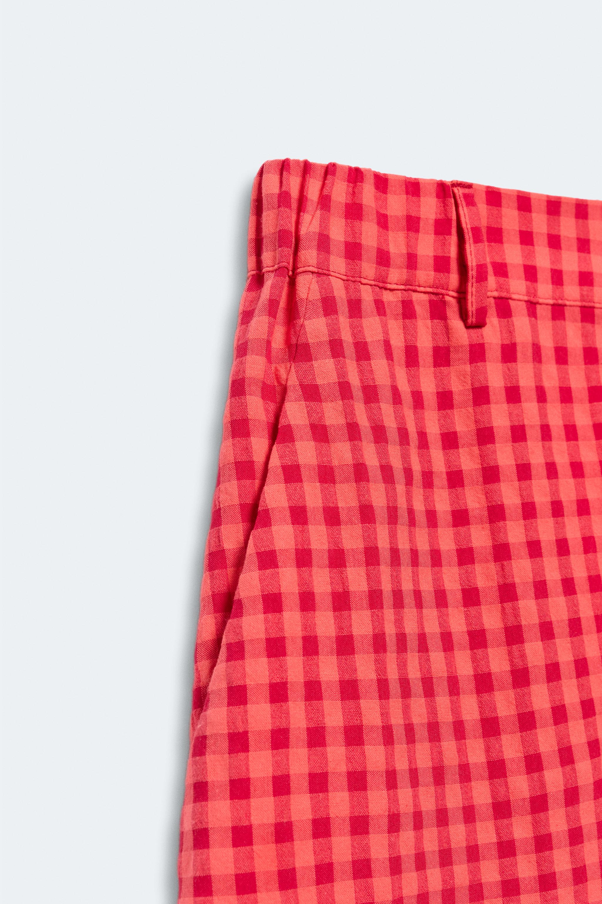LIMITED EDITION GINGHAM CARROT FIT PANTS