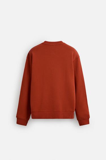 SUDADERA PARCHE CAMBRIDGE© - Arcilla de Zara