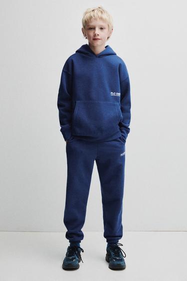 BASIC HOODIE - Bluish by Zara