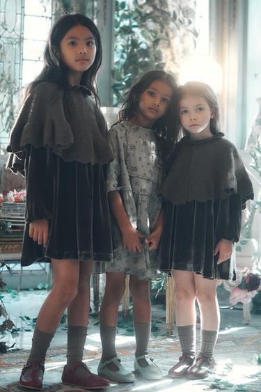 T-REM BALLERINA I LÆDER LIMITED EDITION - Grøn fra Zara