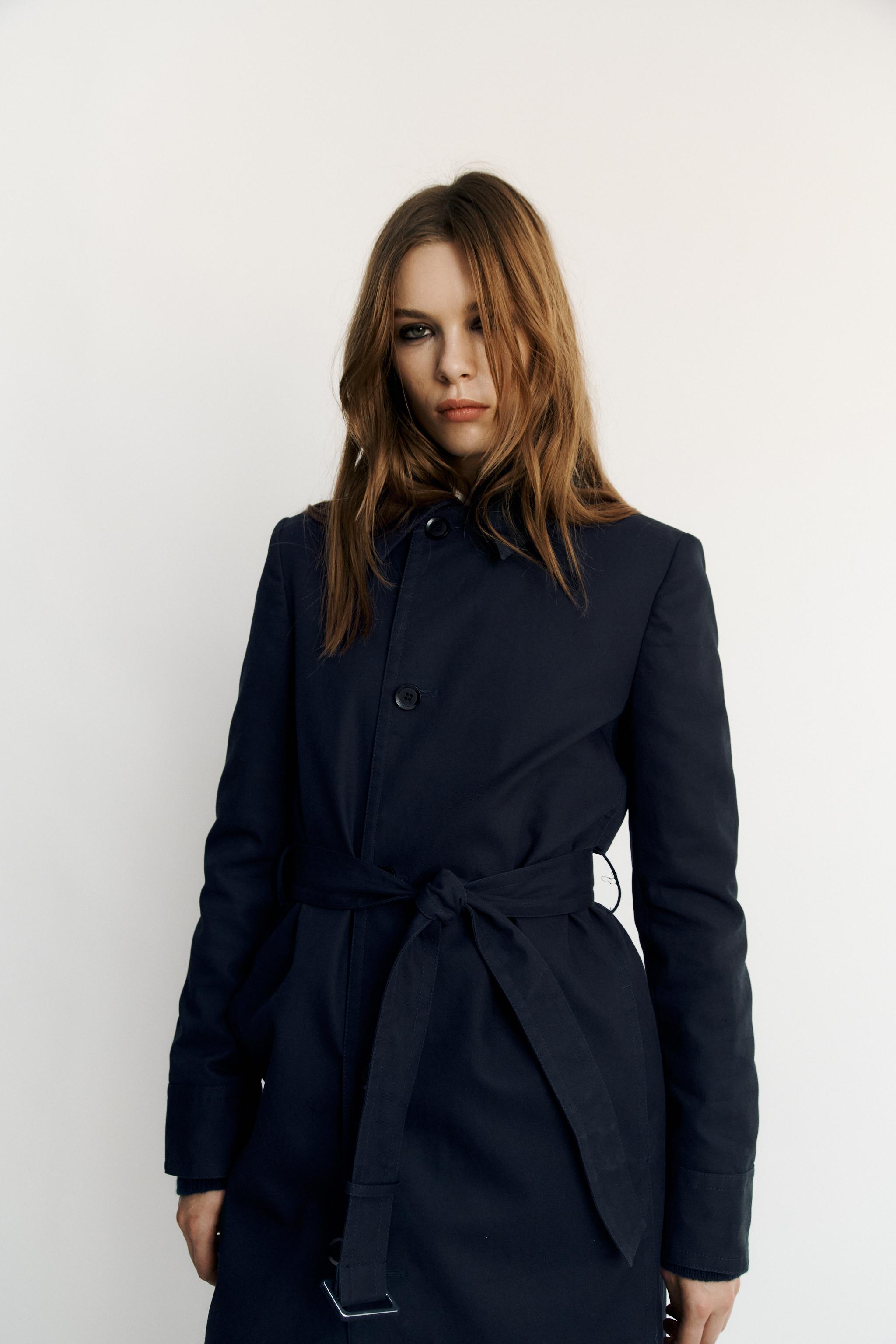 100% COTTON TRENCH COAT