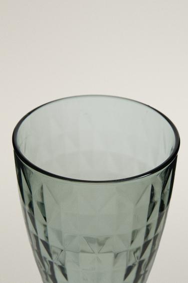 RAISED DIAMOND DESIGN TUMBLER - Blue by Zara - Image 1