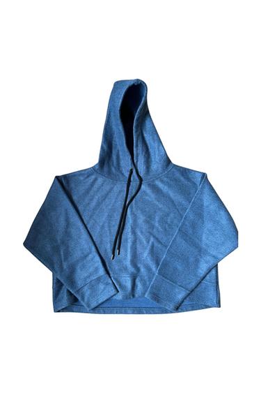 BLUE BOXY HOODIE
