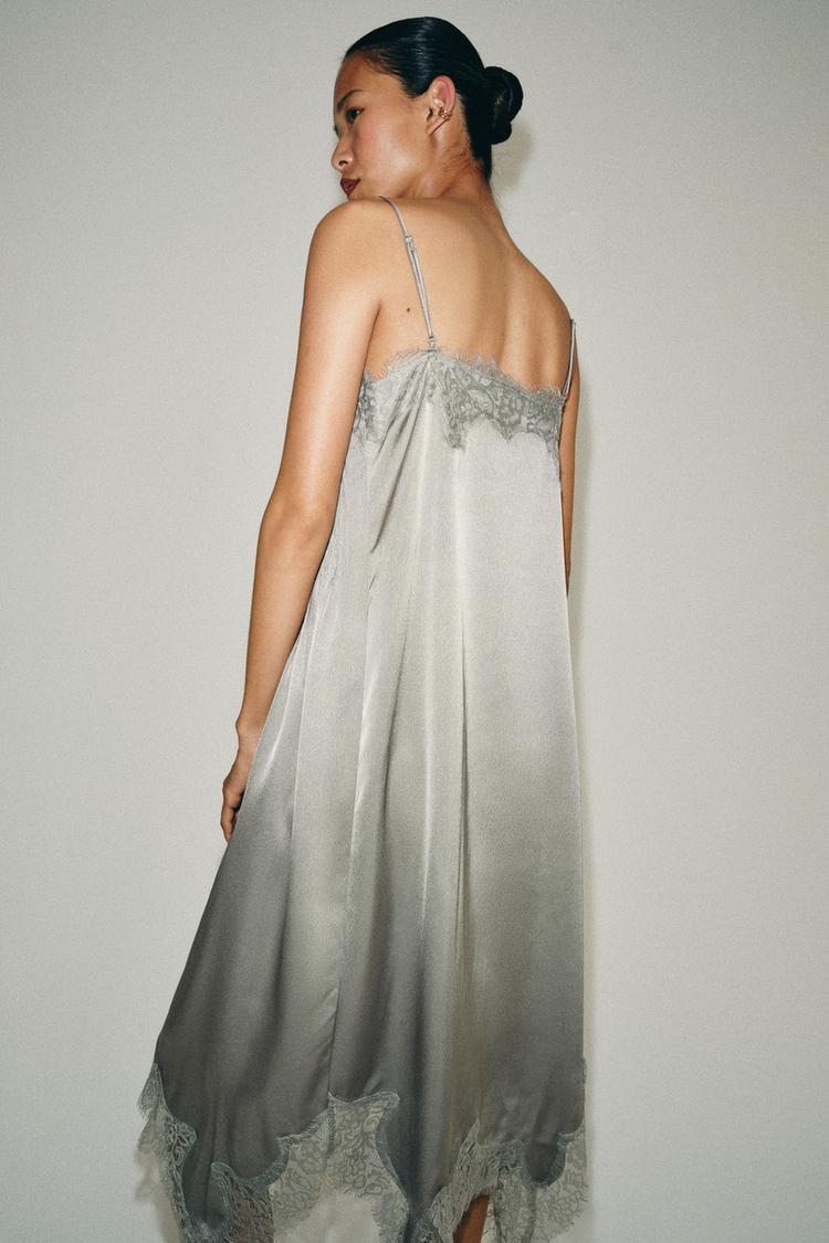 Vestido midi de encaje ZW COLLECTION 6
