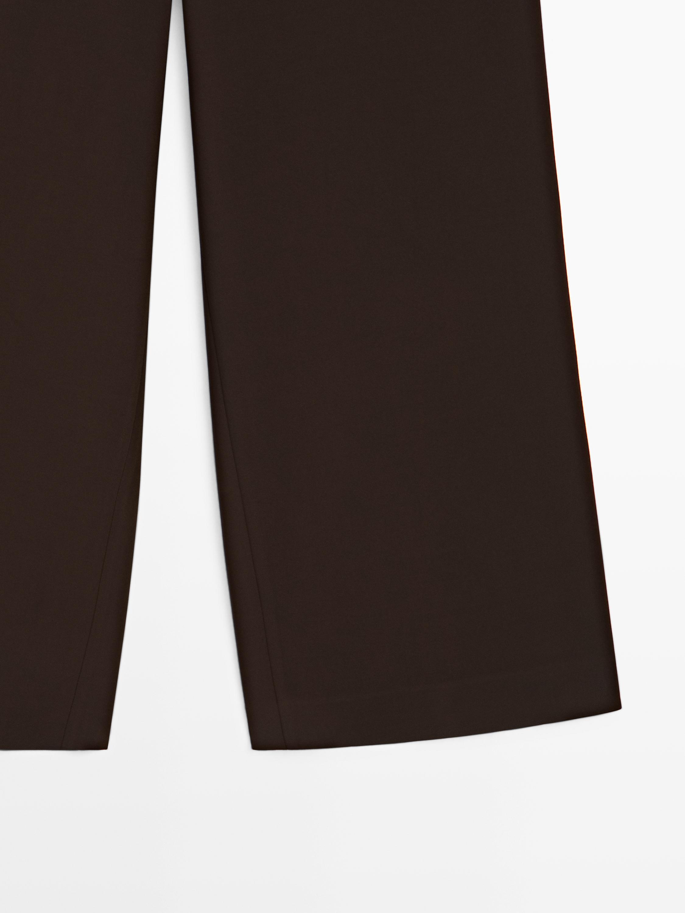 Formal wide-leg trousers
