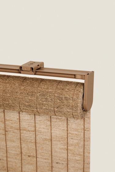 CURTAIN | RETRACTILE JUTE BLIND WITH MEDIUM OPACITY - Light beige by Zara - Image 1