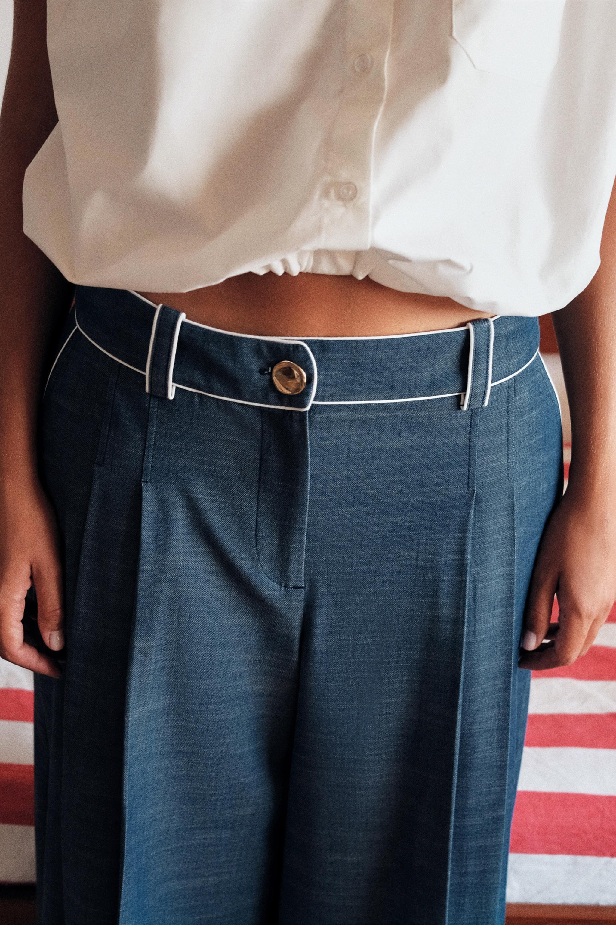 LONG CONTRAST PIPING SHORTS