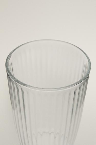 VERRE À SODA LIGNES - Transparent de Zara - Image 1