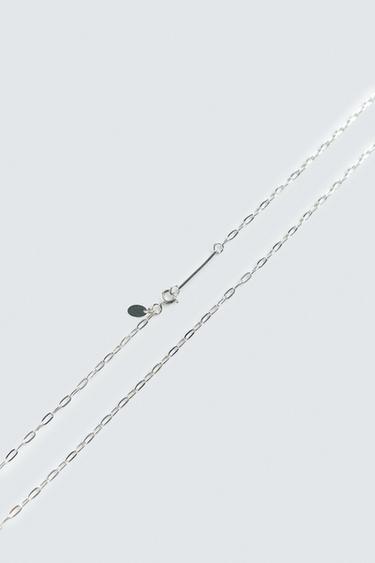 CHAIN LINK NECKLACE - Silver de Zara - Image 1