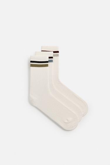 STRIPED SOCKS 3-PACK - various by Zara - Image 1