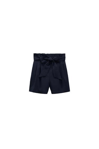 POPLIN PAPERBAG SHORTS