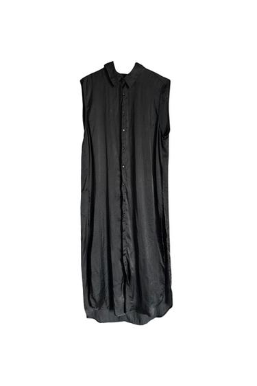 EMBROIDERED SATIN SHIRT
