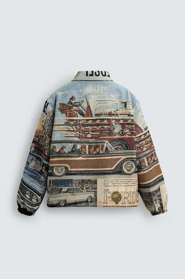FORD © JACQUARD QUILTED JACKET - only one by Zara - Image 7