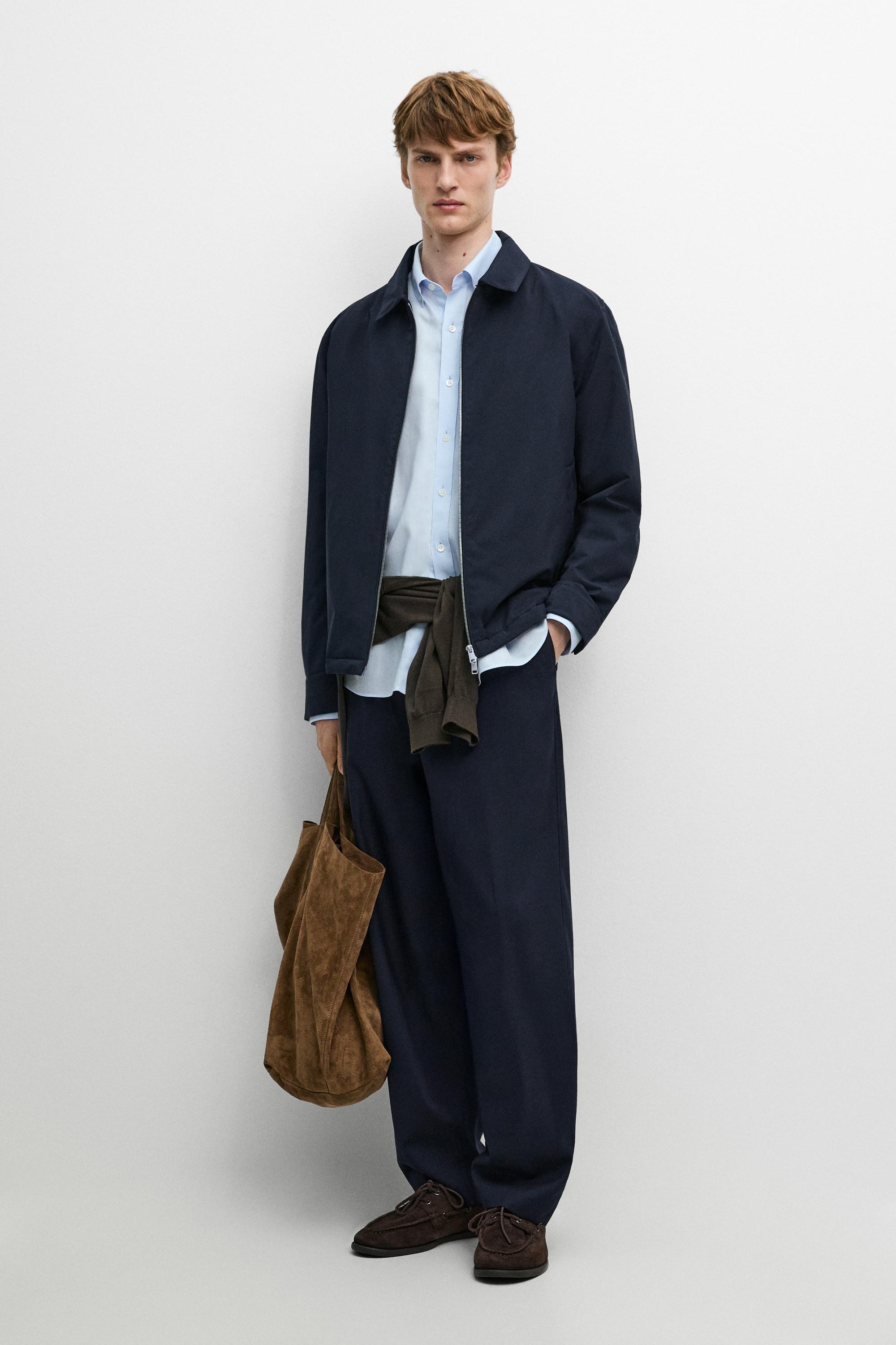 Veste légère à col chemise