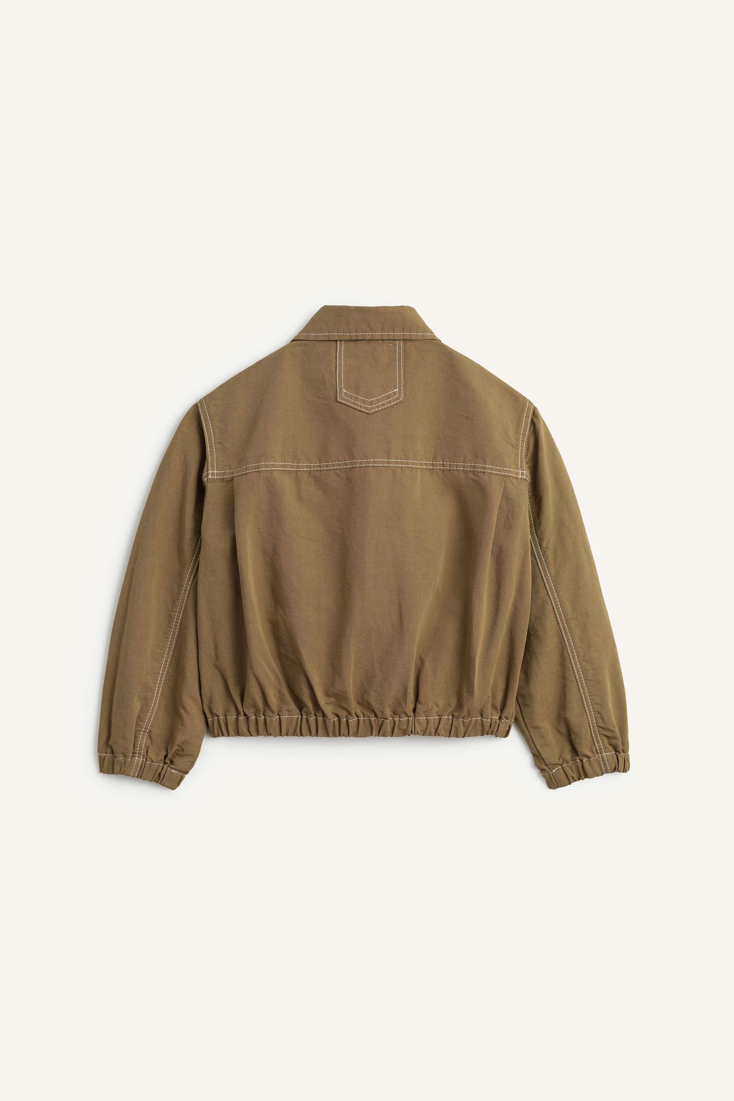 ZARAボンバージャケット カーキ 春アウター 新品タグ付き ZARA オーバーサイズボンバージャケット カーキ メンズ｜Yahoo!フリマ