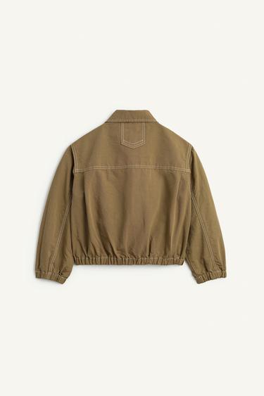 BOMBER JCKT 16 - Kaki de Zara