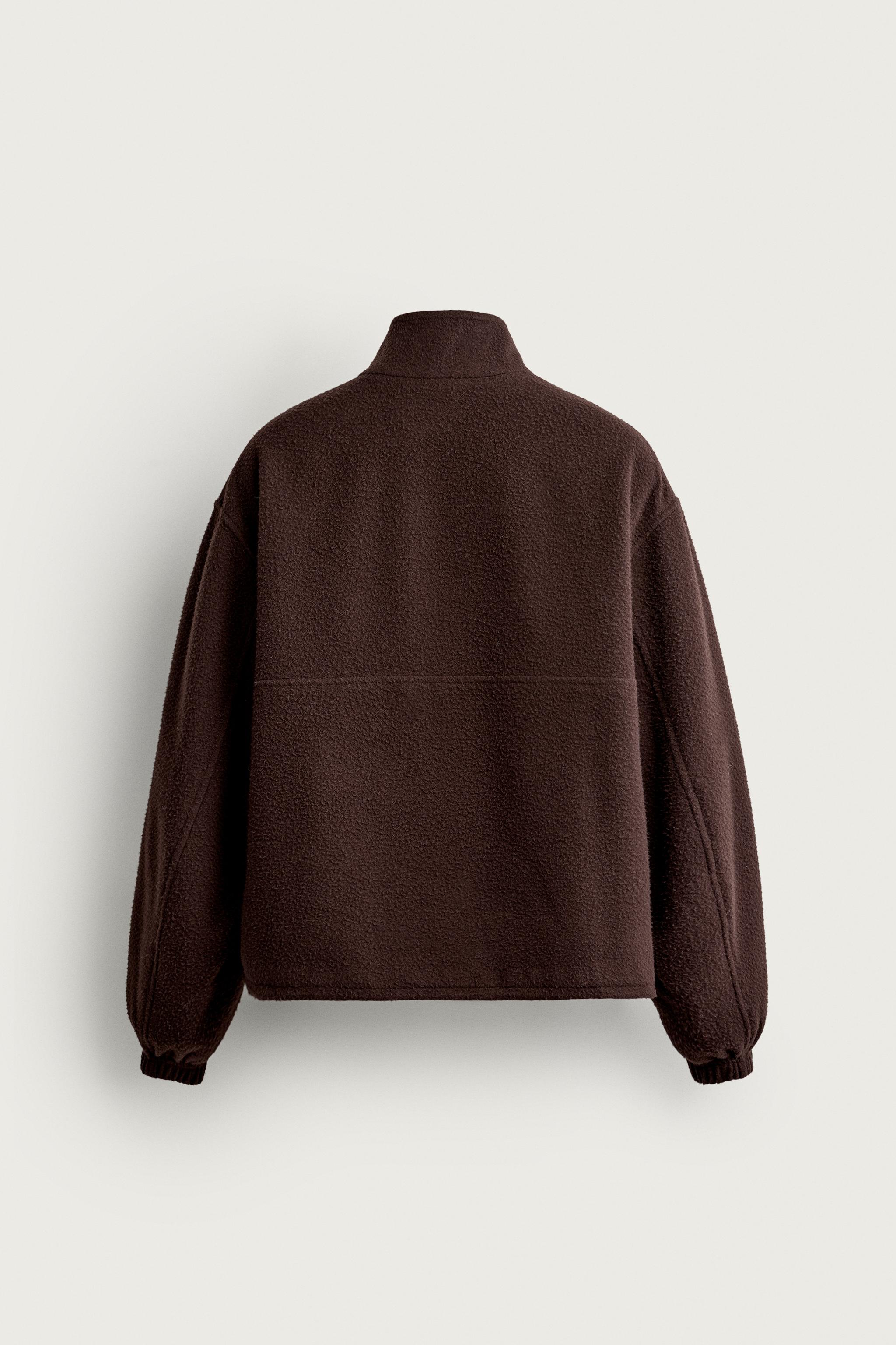 BLOUSON KANGOUROU MÉLANGE LAINE MANTECO®