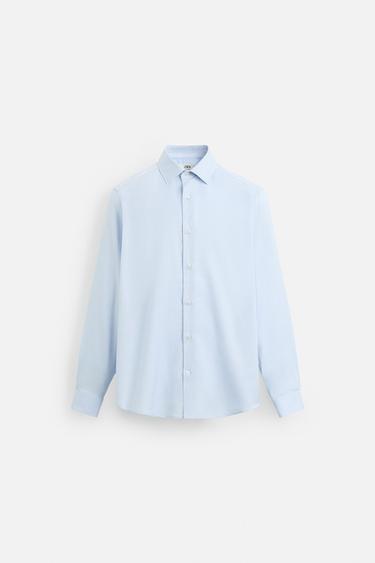 CHEMISE SLIM FIT - Bleu ciel de Zara