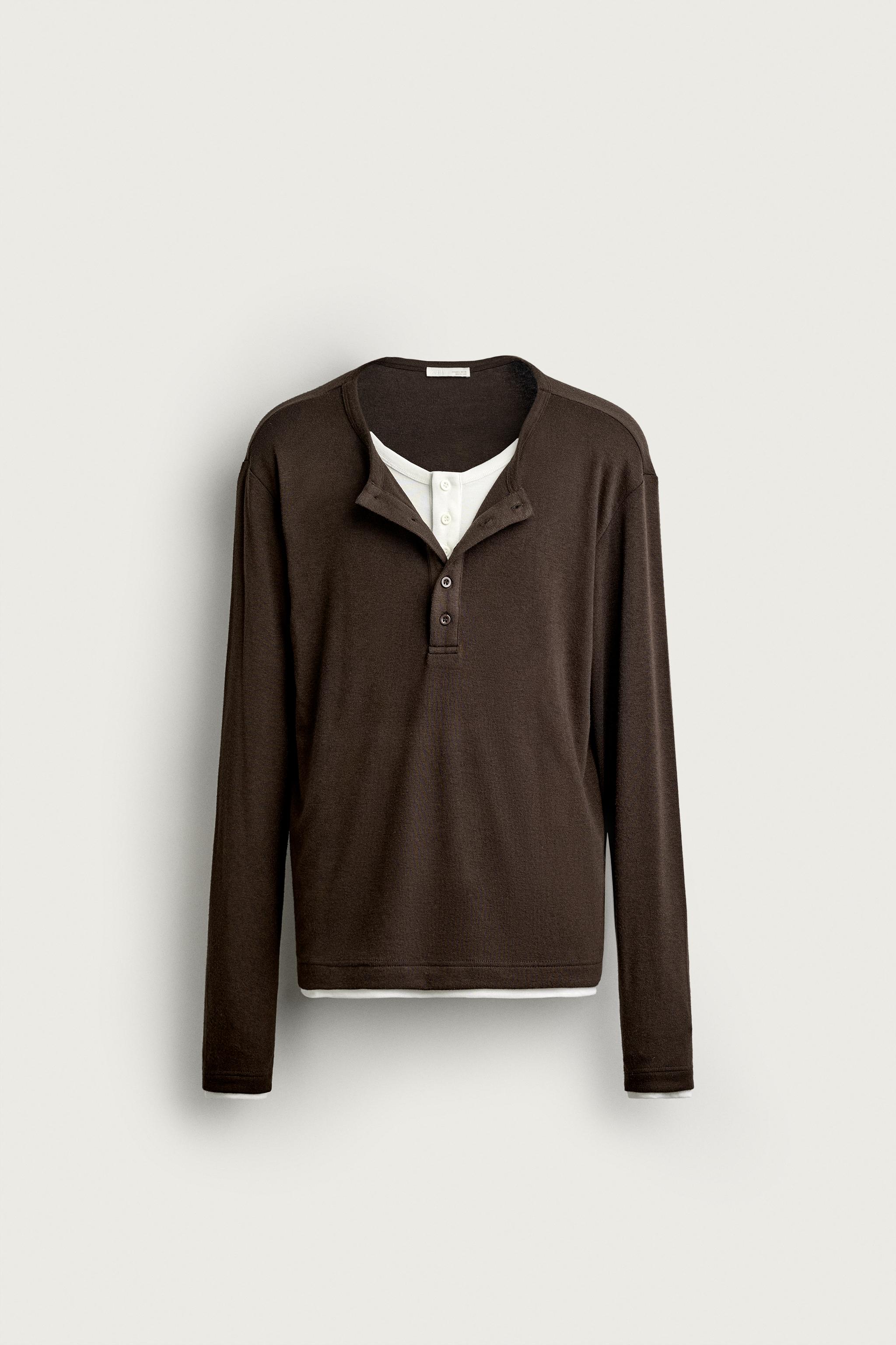 Tシャツ ヘンリーネック | ZARA 日本