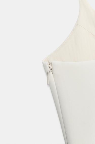 ZW COLLECTION PEPLUM TOP - Ecru by Zara - Image 8