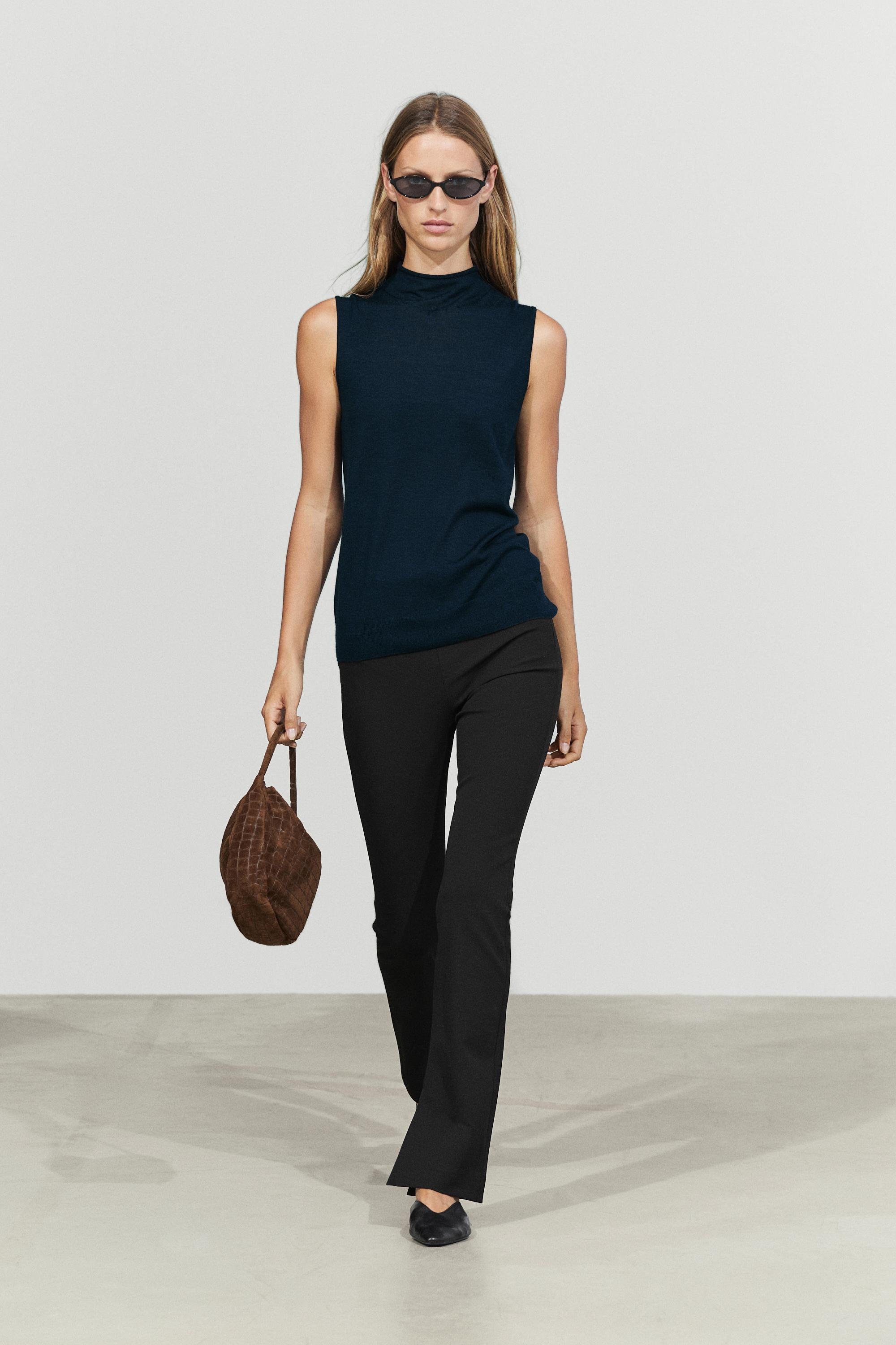 Technical flare fit pants — Black
