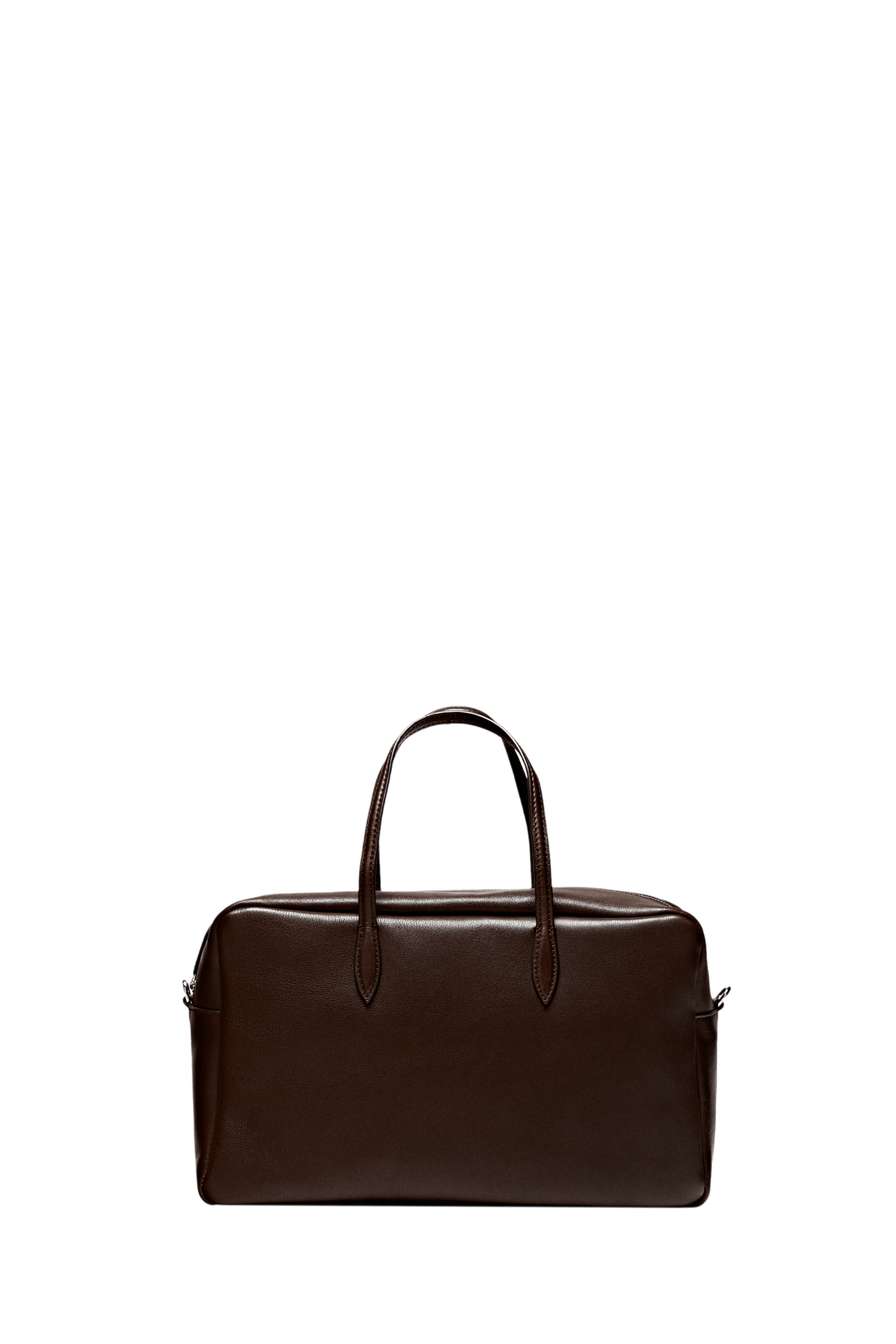 Medium duffle bag in nappa leather — Brown