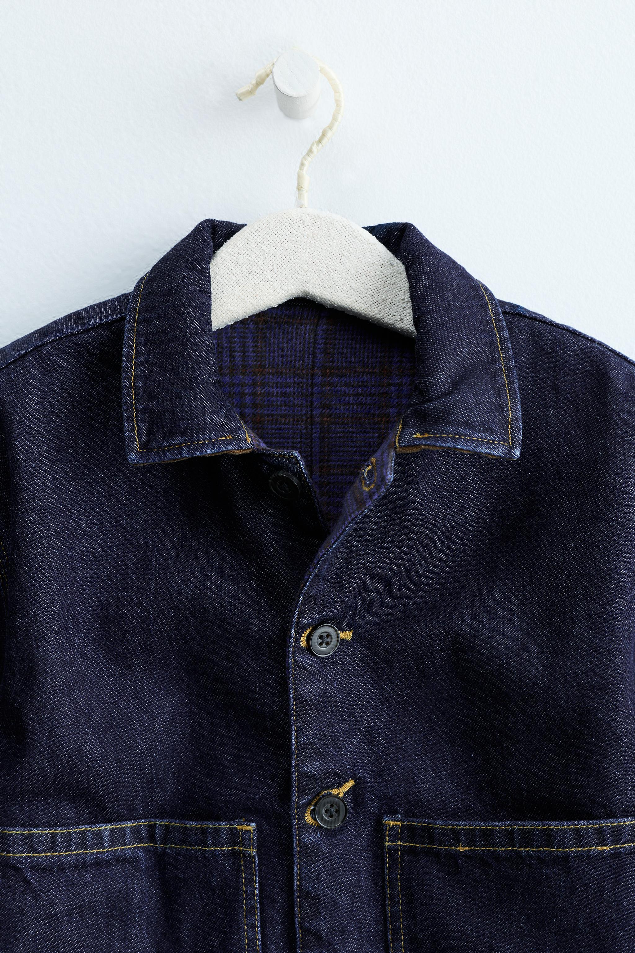ZARA TIMELESS - REVERSIBLE DENIM JACKET