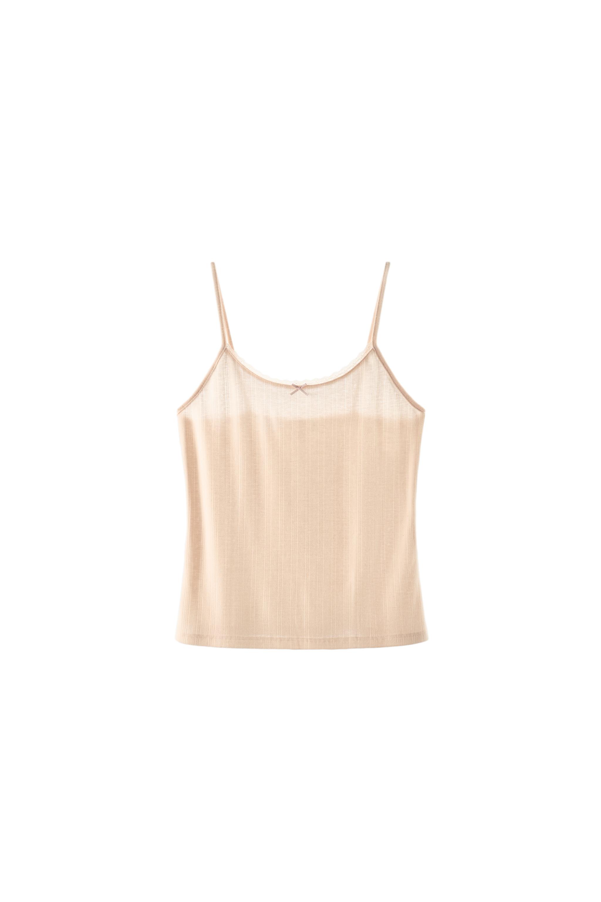 POINTELLE BOW CAMISOLE