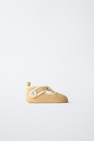 COTTON SANDAL-STYLE BOOTIES - Multicoloured by Zara