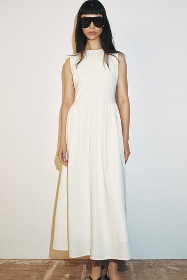 VESTIT MIDI COMBINAT - Cru de Zara