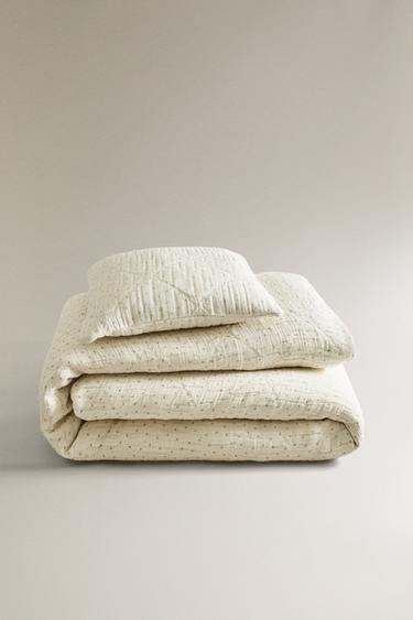 DĚTSKÝ MUŠELÍNOVÝ PŘEHOZ S KVĚTY - Zelená od Zara